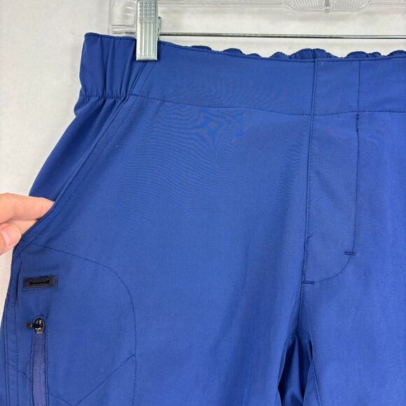 Zoic Mountain Bike Shorts Stretch Pull On Back Elastic Drawstring Waist Blue XS - Picture 3 of 11